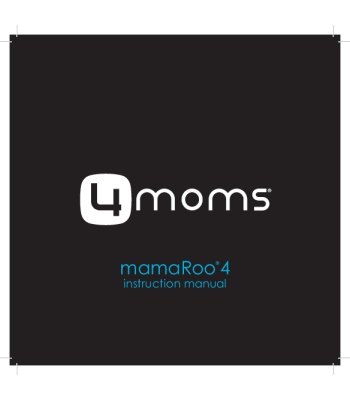 Instrucciones 4moms mamaRoo4